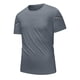 thumbnail image 1 of pstuiky camisetas de hombre, Blusa informal de verano para hombre, color liso, con botones, cuello alto, bolsillo, manga corta y cuello vuelto ropa de hombre xxl, 1 of 3