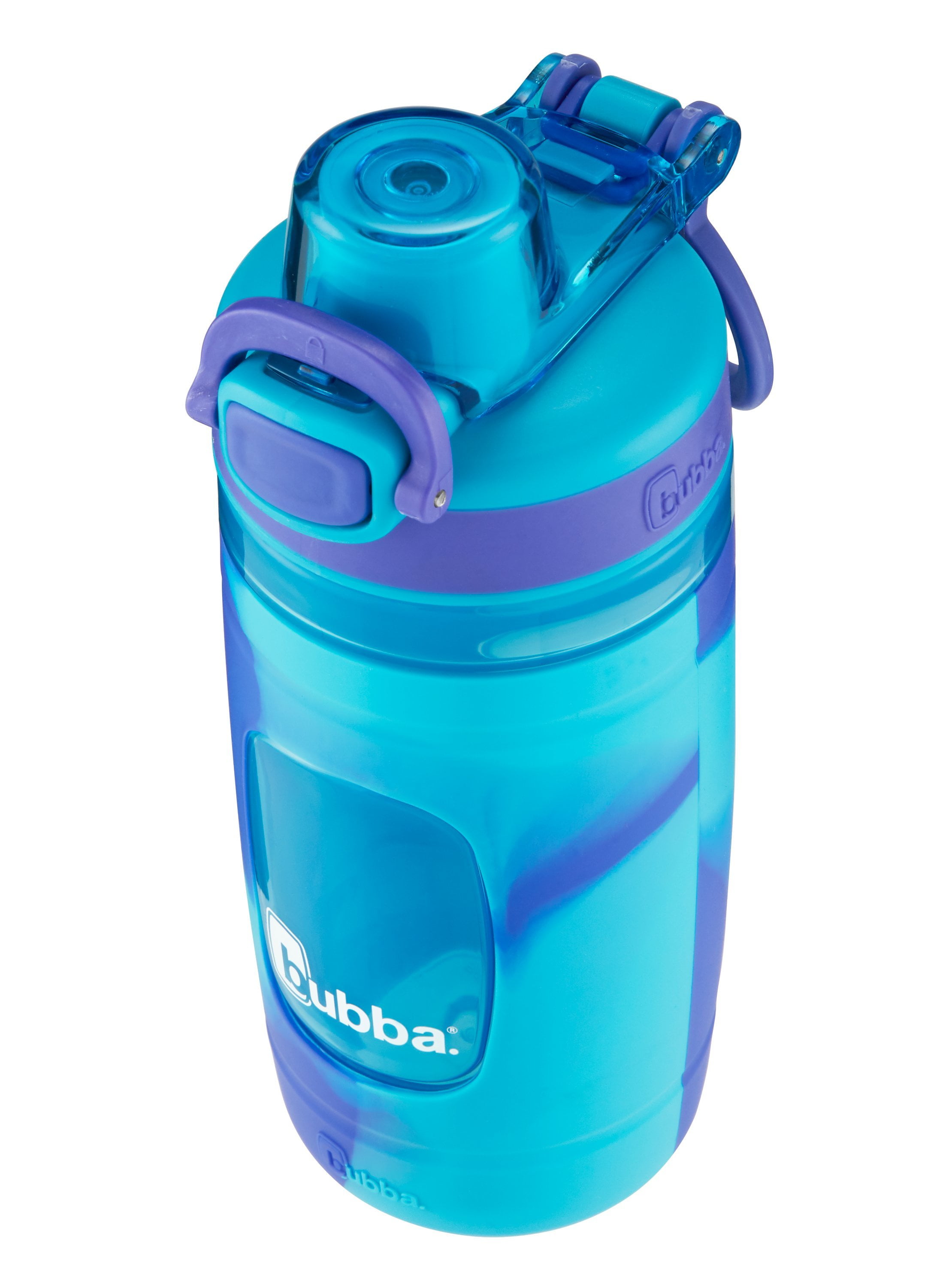 bubba Flo Kids Water Bottle Pool Blue & Blue Vineyard Tie Dye, 16