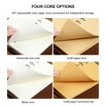 thumbnail image 4 of PENGXIANG Loose-leaf Refillable Notebook Lightweight Portable Notebook for Travelers Writers  Brown A7, 4 of 8