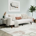 thumbnail image 4 of Ilios Innova | Sofá Cama Aren Tapizado en Lino Beige Diseño Nórdico con Respaldo Dividido Reclinable Brazos y Estructura de Madera Sólida Futón Moderno para Sala de Estar, 4 of 9