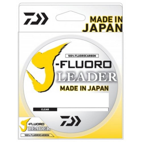 Daiwa J-Fluoro Fluorocarbon Leader 50 Yards Clear 50 Pound