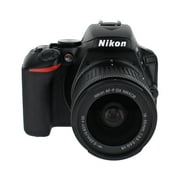 Nikon D5600 DSLR Camera 24.2MP with 18-55mm Lens 4K Video Basic Bundle (International Model)