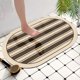 thumbnail image 2 of Fiudx Alfombra de Baño Superabsorbente de Secado Rápido, Base de Goma Antideslizante, Fácil de Limpiar, Versátil, para Baño, Lavandería, Cocina, Parte Frontal de Bañera, Color Caqui, 40 X 60 Cm, 2 of 7