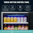 thumbnail image 2 of Luchar 24 Inch Beverage Refrigerator, Stainless Steel Door Outdoor Fridge Holds 164 Cans, 2 of 8