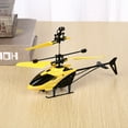 thumbnail image 2 of Mini Rc Helicopter Remote Control Electric Micro Infrared Sensor Aircraft Rc Drone (Yellow), 2 of 5