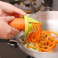 thumbnail image 5 of 1pc Vegetable Fruit Multifunction Spiral Shredder Peeler Manual Potato Carrot Radish Rotating Grater Kitchen Accessories, Kitchen Tools, 5 of 5