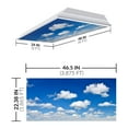 thumbnail image 5 of Octo Lights - Fluorescent Light Covers - 2x4 Flexible Ceiling Light Filters - For Classrooms and Offices - Cloud 011, 5 of 8