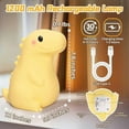 thumbnail image 5 of GLFR Squishy Night Light for Kids, 4 Soothing White Noise Sounds, Dimmable Silicone Lamp, 2025 Upgraded Rechargeable Nightlight, 9H Battery, Girl Room Decor Gifts, 5 of 8