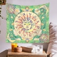 thumbnail image 3 of Yeacher 1PCS Home Bohemian Milled Tapestry 73cm * 95cm Sun And Moon Pattern Room Background, 3 of 8