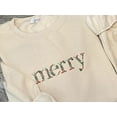 thumbnail image 3 of Christmas Flower Letters Embroidered Sweatshirt, 3 of 5