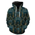 thumbnail image 1 of Sudadera con capucha y cremallera para hombre, con estampado geométrico abstracto, divertida, informal, de manga larga, con estampado 3D, unisex, 1 of 6