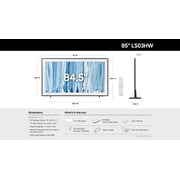 Samsung 85” Class The Frame Pro Series Neo QLED 4K Samsung Vision AI Smart TV Smart Tizen TV 2026 - QN85LS03HWFXZA