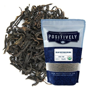 Positively Tea's Organic Qilan Wuyuan Oolong Tea, Loose Leaf, 1 Pound Bag