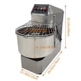 thumbnail image 2 of 40L Commercial Dough Mixer Dough Kneading Machine Double Action Double Speed Baking Equipment 110V, 2 of 16