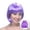 Purple, variant on Qliuoazw Wig Cabaret Charleston Wig Carnival and Party Charleston Wig