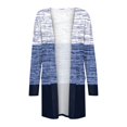 Women's Long Sleeve Cardigan Knit Sweater Outerwear Coats Floral Print