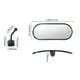 thumbnail image 4 of Espejo retrovisor convexo de gran angular para seguridad infantil | Monitor de bebé ajustable 360° para asiento trasero | Cristal acrílico irrompible con clip estable | Compatible con la mayo, 4 of 5