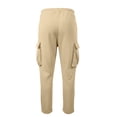 thumbnail image 5 of Cmtiyu Cargo Pants for Men, Casual Elastic Waist Drawstring Straight Leg Jogger Pants, Baggy Outdoor Work Pants with Multi Pockets, S-3XL, 5 of 7