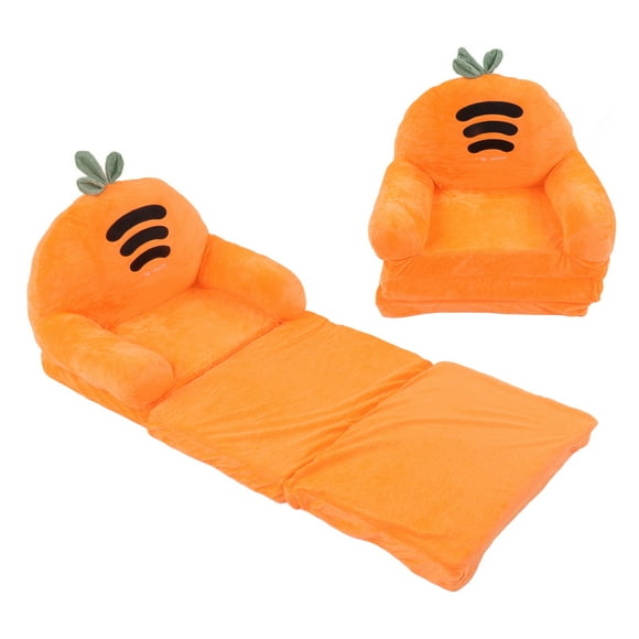Folding Kids Couch Baby Sofa Backrest Girl Lazy  Toddler Cartoon Armchair Sofa Bed Carrot Princess Small Cute Bed Couch Sofas