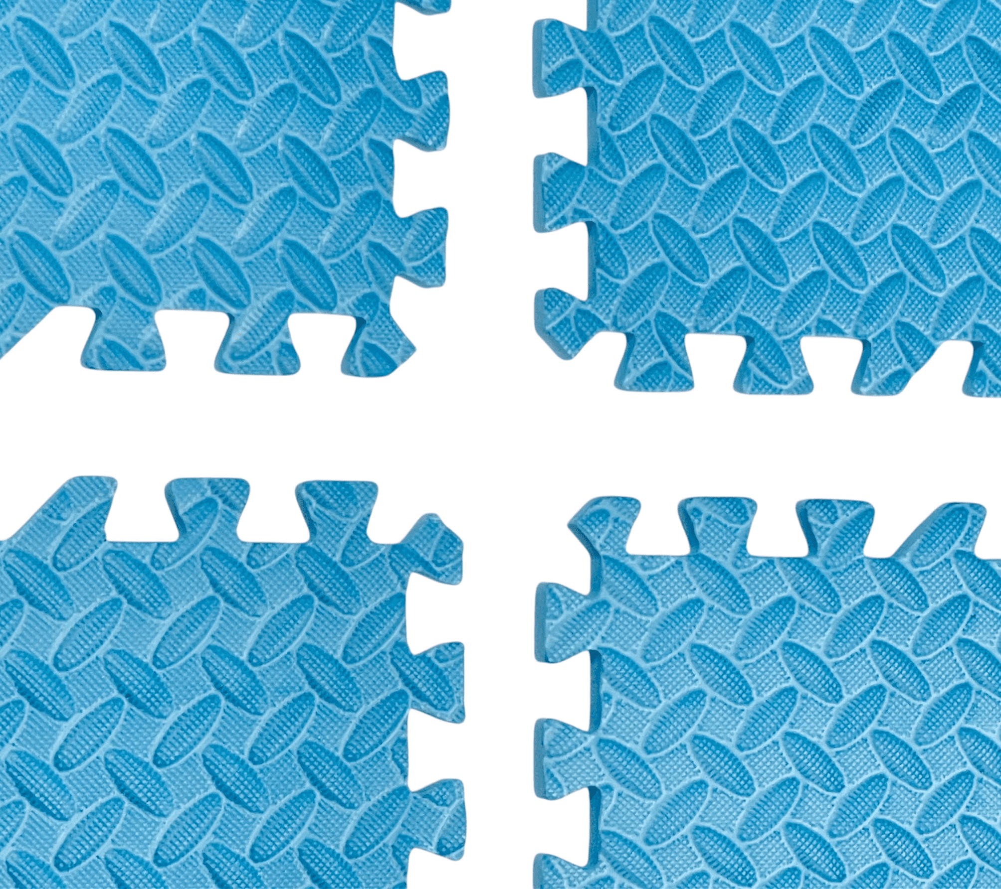Puzzle Exercise Mat with EVA Foam Interlocking Tiles for Exercise, Gymnastics and Home Gym Protective Flooring- Pack of 6, 24 x 24 x 3/8 Inches