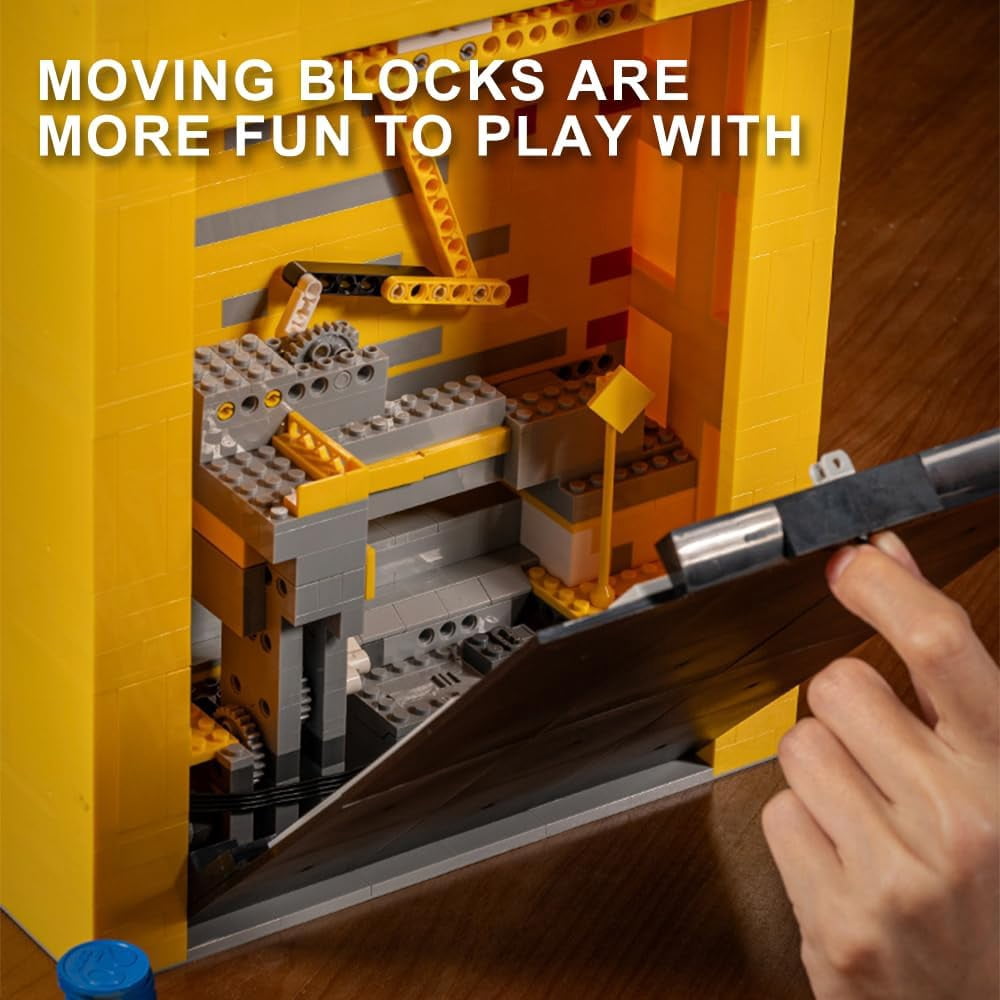 Coin Pusher Arcade Building Kit, Nostalgic Retro Video Game Model, Modular Set 2093pcs
