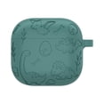 thumbnail image 3 of Yibooy Silicone Case Protector Cute Case Cover for AirPods 4 Gen (2024)(Dark Green), 3 of 7