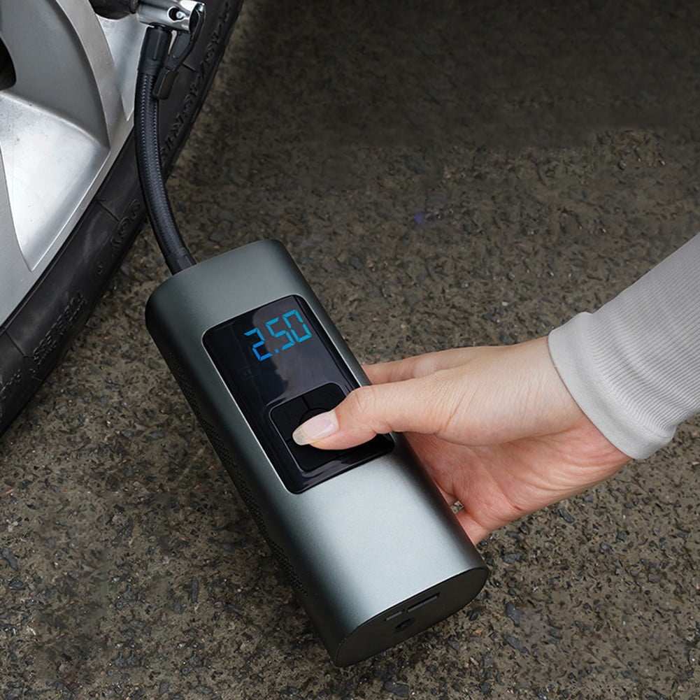 Car Electric Air Pump Portable Wired/Wireless Digital Touch Air