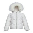 thumbnail image 1 of Rokka&Rolla Girls‘ Heavy Winter Puffer Jacket Bubble Coat  Sizes 4-16, 1 of 7