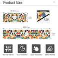 thumbnail image 3 of Yayeee Faucet Mat for Kitchen Sink 14.7" Diatomite Long Splash Guard Pad, Green Geometric, 3 of 7