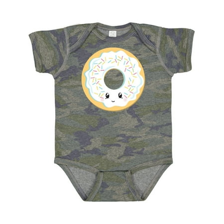 

Inktastic White Donut Gift Baby Boy or Baby Girl Bodysuit