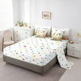 thumbnail image 3 of Erosebridal Spring Graden Bedding Sets Twin Size,Wildlife Hummingbird Comforter Sets with Sheets,Floral Decor,Reversible,Breathable,7-Piece, 3 of 5