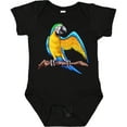 thumbnail image 3 of Inktastic Blue and Gold Macaw Parrot Boys or Girls Baby Bodysuit, 3 of 5