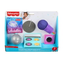 Fisher-Price Mini Me Moments DJ Gift Set, 6-Piece Sensory Baby Toys for Newborn Play