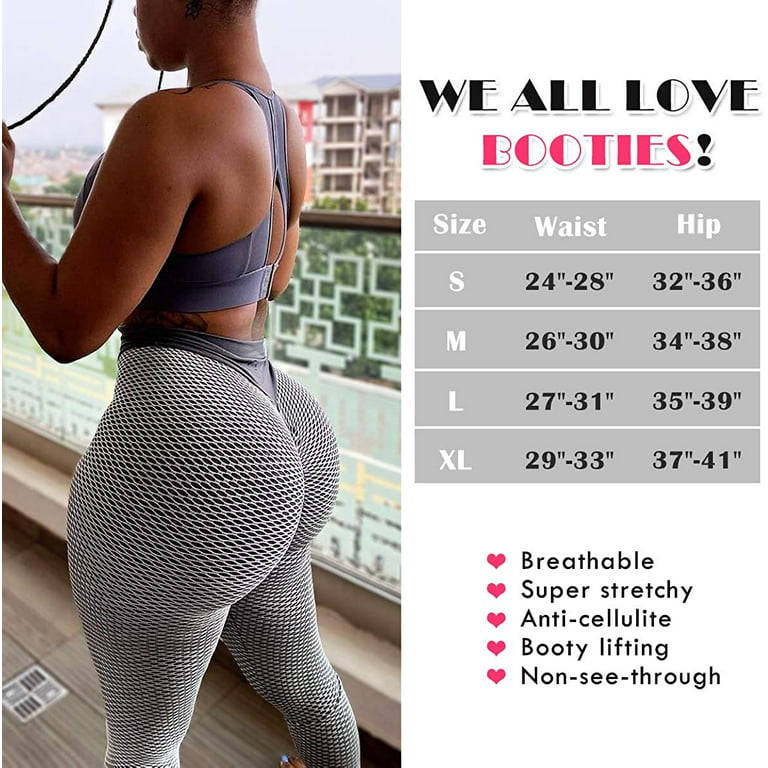 Yoga Pants For Women With Pockets Women Scrunch Butt Lifting Workout  Leggings Textured High Waist Cellulite Compression Yoga Pants Tights Je2698  