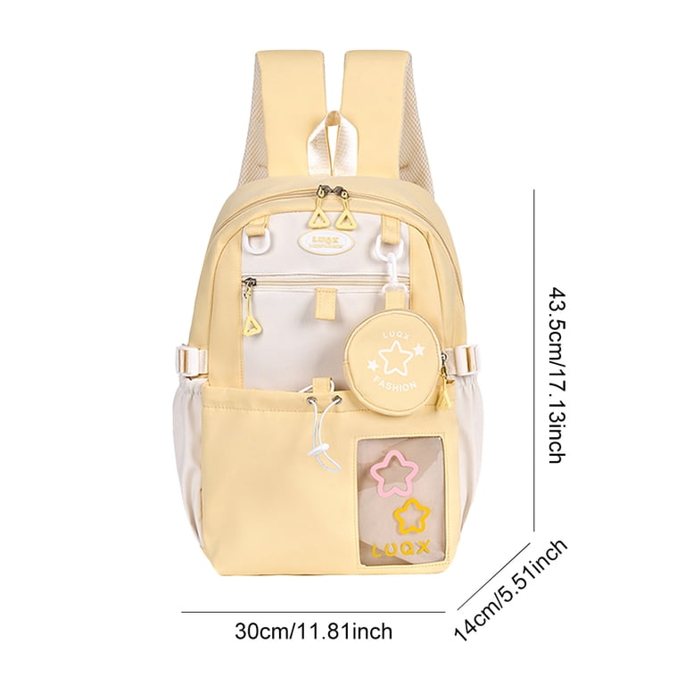 Lightweight Adjustable Daypack Backpack with Multiple Pockets for School BAGOK Casual Nylon Black Backpack for School and College in  main image 3