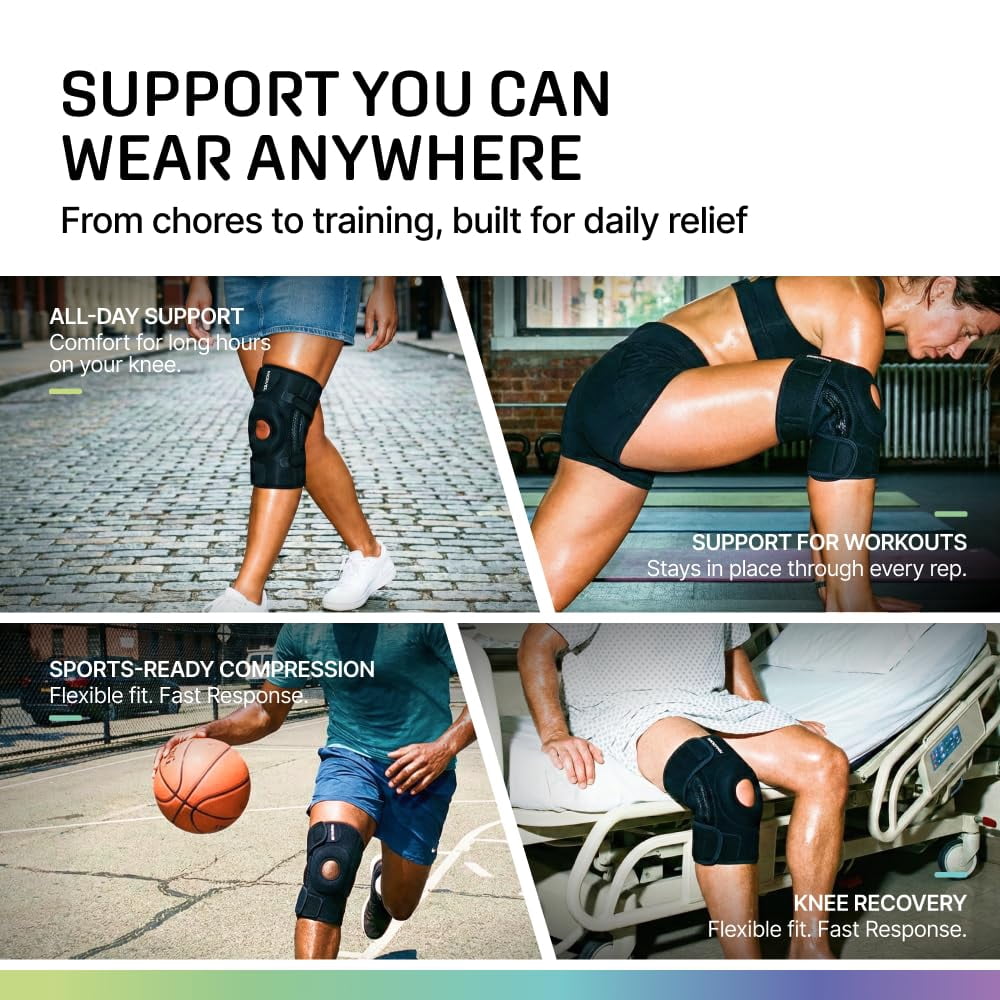 MODVEL Donut Knee Brace With Strap Blue (XXL)