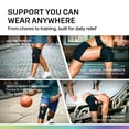 thumbnail image 4 of Modvel Donut Knee Brace With Strap Orange (Medium), 4 of 9