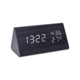 thumbnail image 1 of Cateissary Práctico reloj de escritorio digital con alarma personalizada y visualización de fecha Despertadores digitales LED negro Type3 NO3, 1 of 6