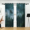thumbnail image 6 of Lfeey Blackout Curtains, Living Room Darkening Grommet Window Drapes 2 Panel, 42x63 in, 6 of 6