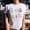 White, variant on sunshuilll Graphic Prints Slim Fit Short Sleeve Women's Casual Crop T-Shirts