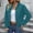 Turquoise, variant on 2025 Women's Bomber Jacket Fashion Quilted Casual Lightweight Bomber Jakcets Zip up Outerwear Jacket with Pockets Yellow XL