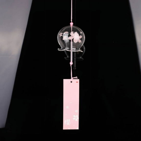 Glass Furin Wind Chime Bell Mobile Hanging Ornament Decor Garden Deck
