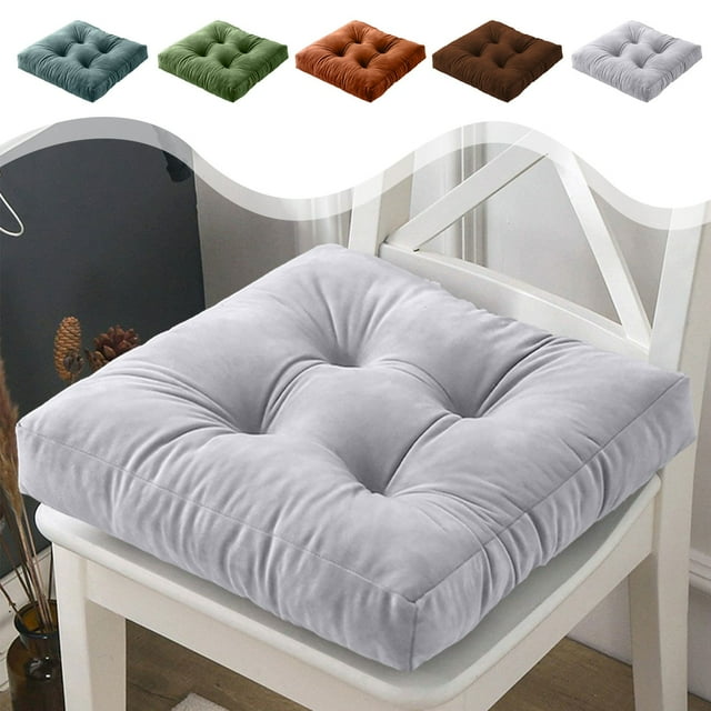 Sentmoon Work Chair Cushion Seat Cusion Winter Thickened Non Slip Chair Cushion Student Stool Warm Cushion Tatami Chair Cushion Car Booster Seat Cushion