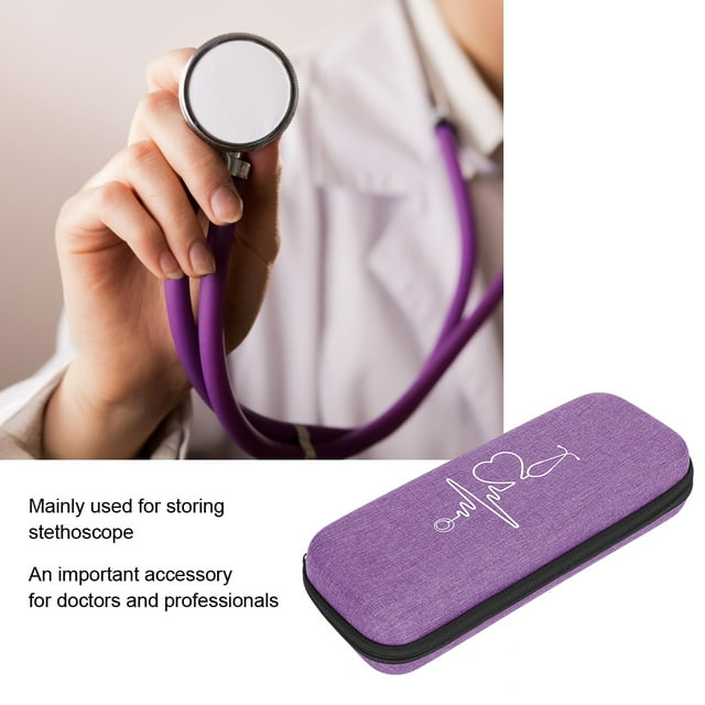 Stethoscope Case ,Stethoscope Bag Stethoscope Case For Nurses Simple Shockproof Stethoscope Storage Bag EVA Portable Stethoscope Organizer Box
