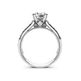 thumbnail image 4 of Asscher Moissanite Engagement Ring, 4 of 4