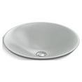 thumbnail image 5 of Kohler 7806-96 17.75 in. Round Drop-In Bathroom Sink with No Overflow - Biscuit, 5 of 8