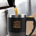 thumbnail image 3 of Tasse de Café Électrique en Acier Inoxydable Double Paroi Voyage Tasse de Café pour Parti Noir, 3 of 5