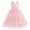 Pink, variant on IBTOM CASTLE Kids Toddler Girls Floral Lace Tulle Backless Butterfly Dress Princess Birthday Wedding Bridesmaid Pageant Formal Party Dresses 5-6 Years Purple