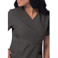 thumbnail image 4 of Sivvan Women's Scrubs Mock Wrap Top (Available in 15 Colors), 4 of 7