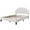 Beige, variant on Tcbosik Full Size Upholstered Platform Bed, Bed Frame with Flower Pattern Headboard, Wood Slats Support, No Box Spring Needed, Beige